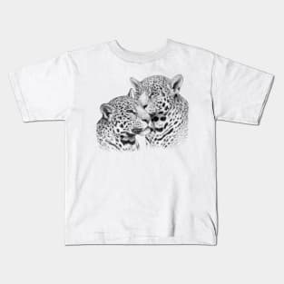 Jaguar Couple Love Kids T-Shirt